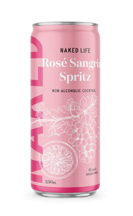 Rose Sangria Spritz, Non Alcoholic Cocktail
